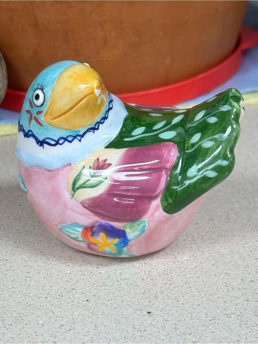 Fitz & Floyd Gypsy Chicks Ceramic Salt & Pepper Shakers. Read Description.